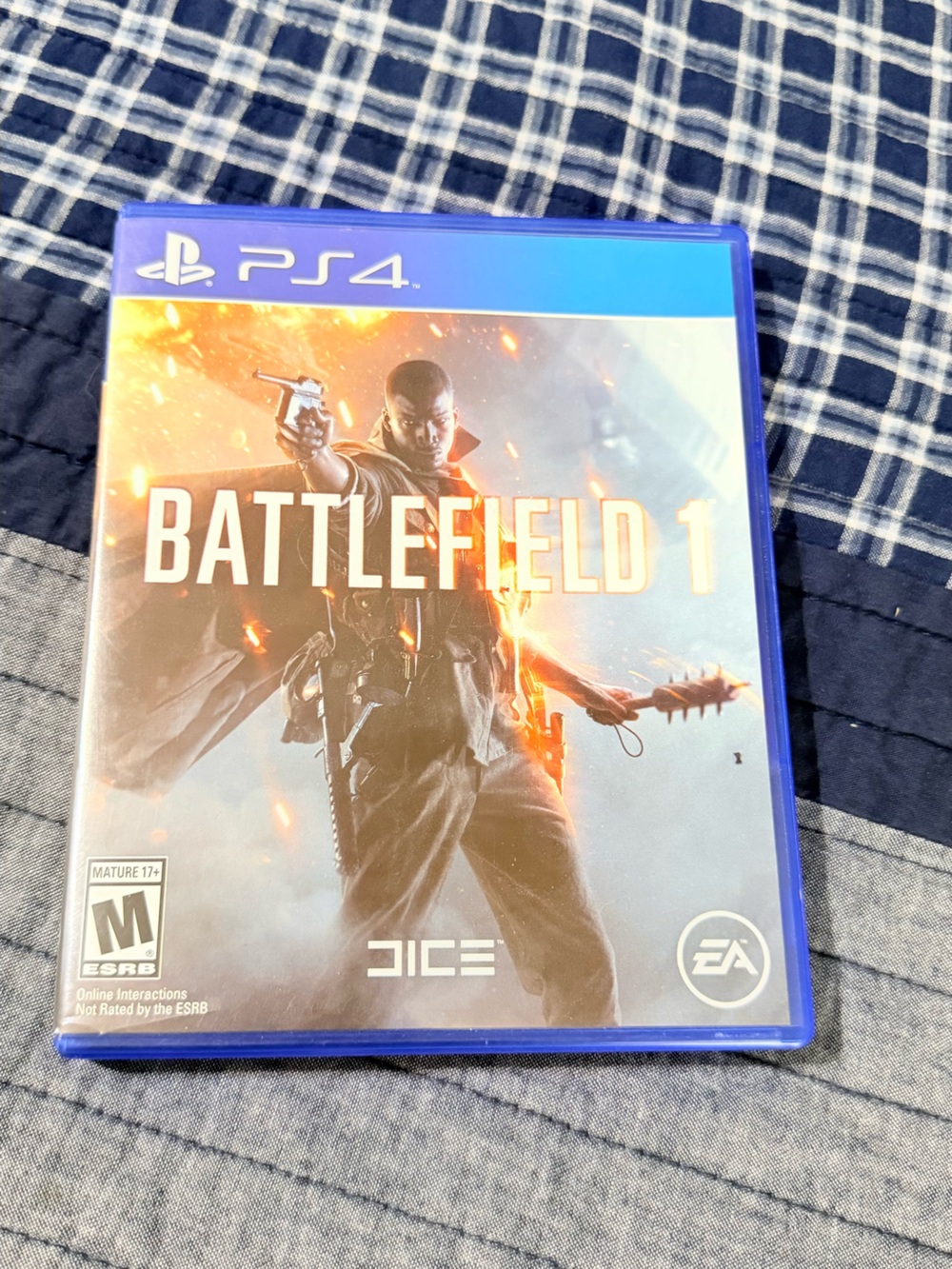 PlayStation 4 Battlefield 1 Game - Blue Case by EA